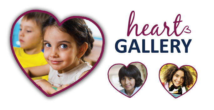 Hearts Gallery with girl