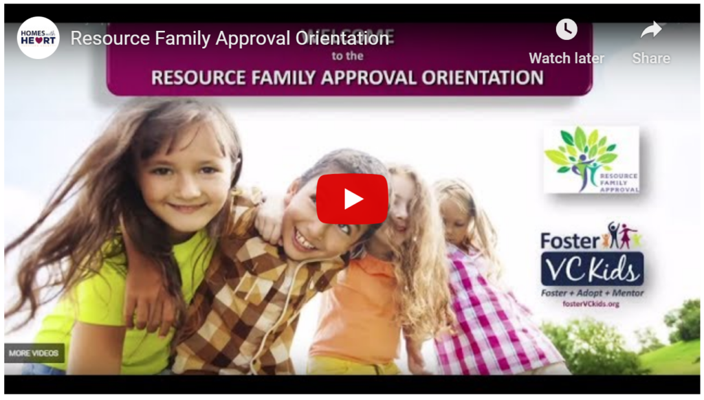 Resource Family Orientations