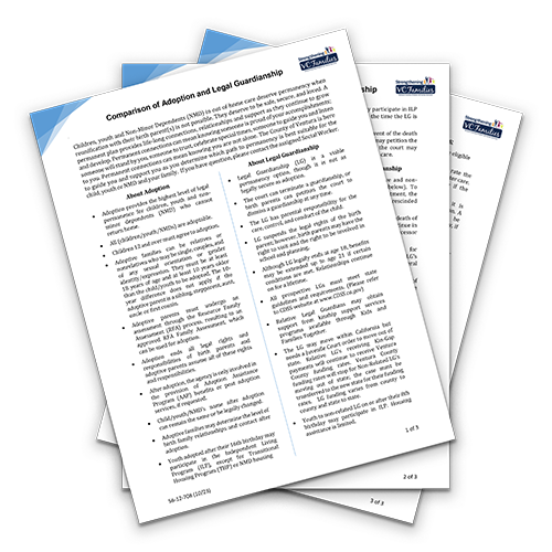Comparison of Adoption and Legal Guardianship